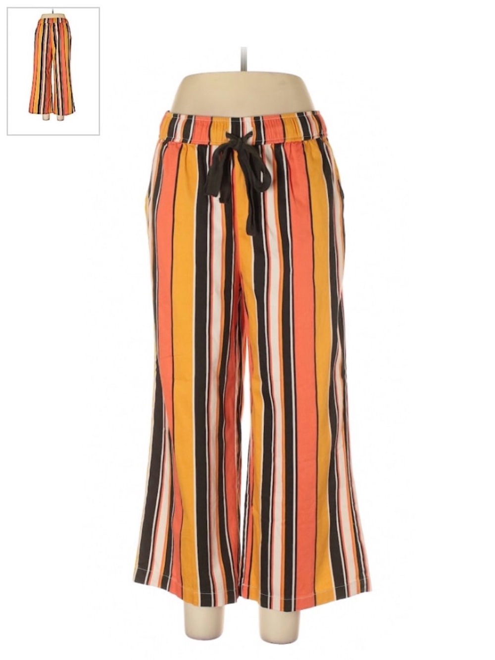 Urban outfitters striped wide leg pants M